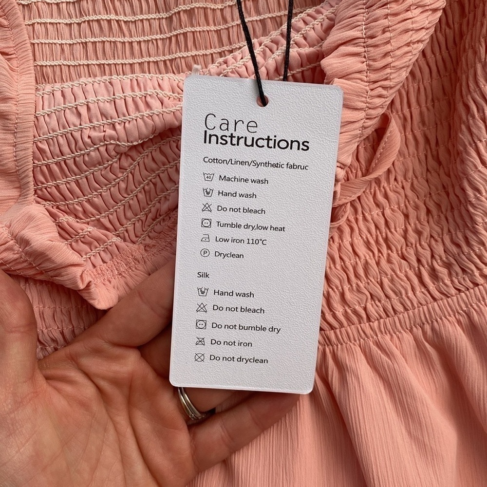 Byinns NWT sweetheart neckline smocked dress. - Picture 5 of 14